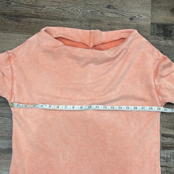 Pilcro By Anthropologie Coral Donna Tunic Pullover Sweatshirt Slouchy Easy Sz S - Picture 6 of 13